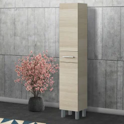 Mobile colonna Alka, 35x31h182 cm,<Dmora Cheap