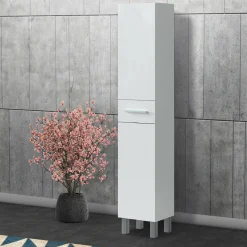 Mobile colonna Alka, 35x31h182 cm,<Dmora Store