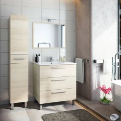 Mobile colonna Alka, 35x31h182 cm,<Dmora Cheap