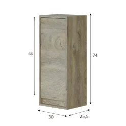 Mobile colonna Anabella, 30x26h74 cm,<Dmora Outlet