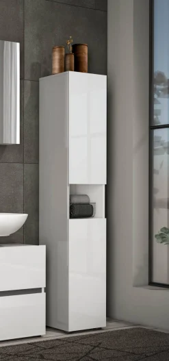 Mobile colonna Descalant, 34x34h180 cm,<Dmora Clearance