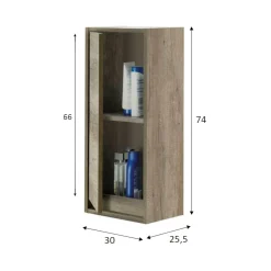 Mobile colonna Dlope, 30x26h74 cm,<Dmora Online