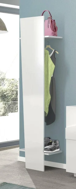 Mobile da ingresso Allinko, cm 50x30h200, laccato<Dmora Store