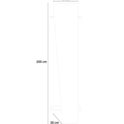 Mobile da ingresso Allinko, cm 50x30h200,<Dmora Discount