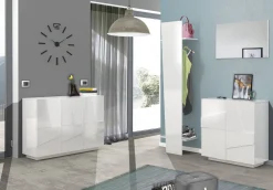 Mobile da ingresso Allinko, cm 50x30h200, laccato<Dmora Store