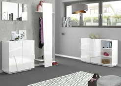 Mobile da ingresso Allinko, cm 50x30h200, laccato<Dmora Store