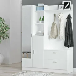 Mobile da ingresso Anumali, 140x37h182 cm,<Dmora Sale