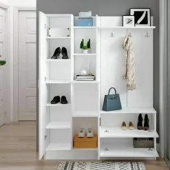 Mobile da ingresso Anumali, 140x37h182 cm,<Dmora Sale