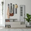 Mobile da ingresso Ascari, 137x35h55 cm, Tortora e Antracite<Dmora Store