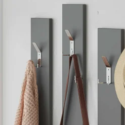 Mobile da ingresso Ascari, 137x35h55 cm, Tortora e Antracite<Dmora Store