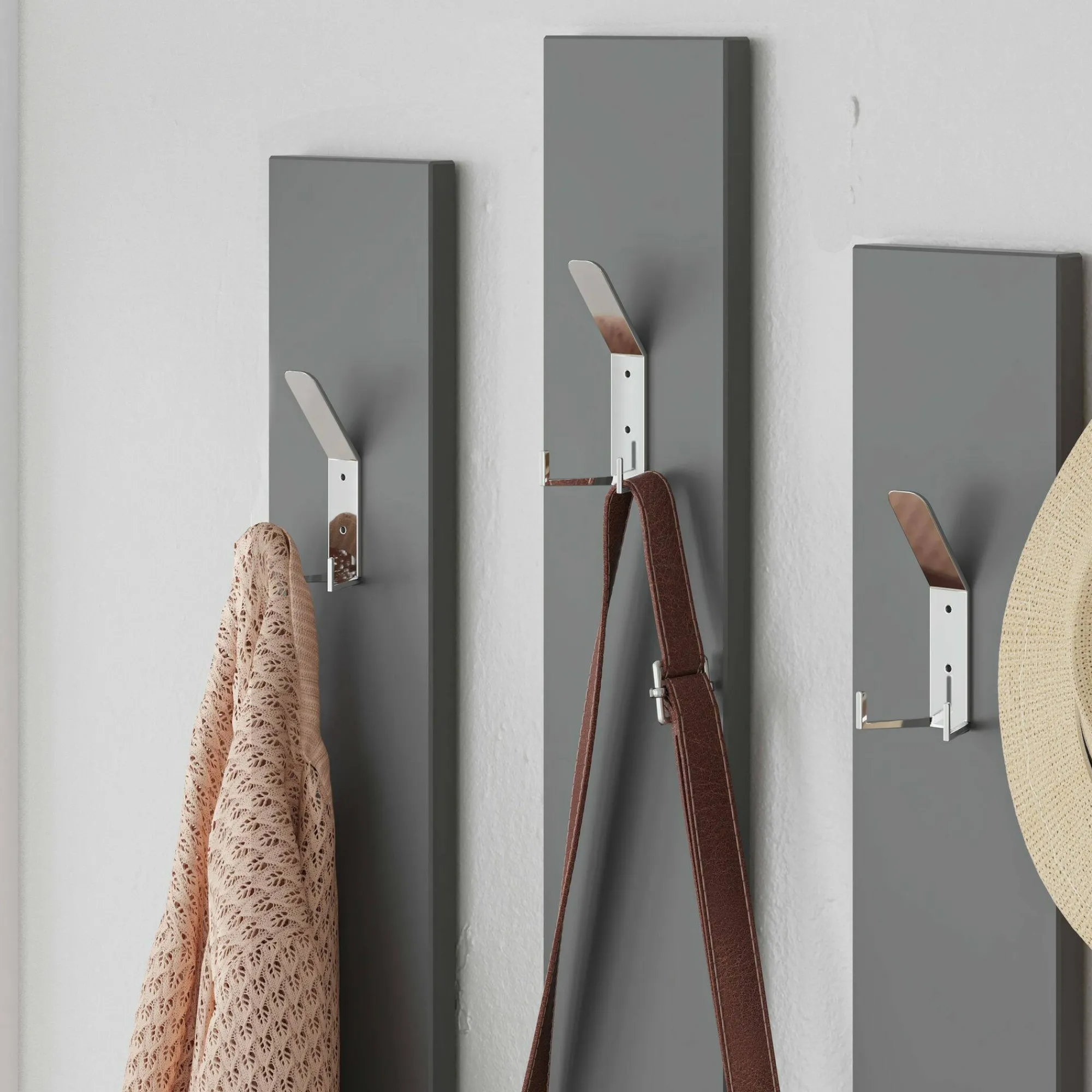 Mobile da ingresso Ascari, 137x35h55 cm, Tortora e Antracite<Dmora Store