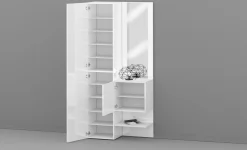 Mobile da ingresso Bauladu, 90x35h190 cm,<Dmora Best