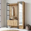 Mobile da ingresso Damasco, 126x34 h180 cm,<Dmora Discount