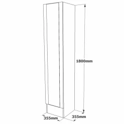 Mobile da ingresso Jacques, 36x36 h180 cm,<Dmora New