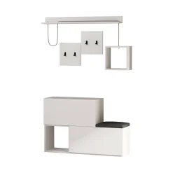 Mobile da ingresso Lariana, 120x17 h76 cm,<Dmora Online