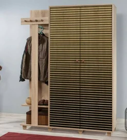 Mobile da ingresso Liana, 135x36h194 cm,<Dmora Shop