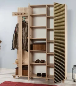Mobile da ingresso Liana, 135x36h194 cm,<Dmora Shop