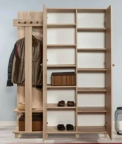 Mobile da ingresso Liana, 135x36h194 cm,<Dmora Shop