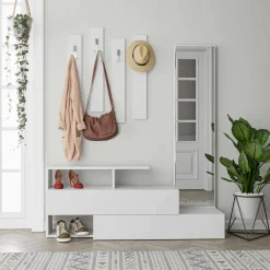Mobile da ingresso Ofel, 137x35 h55 cm,<Dmora Shop