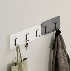 Mobile da ingresso Riga, 105x37 h52 cm, Grigio e Bianco<Dmora Hot