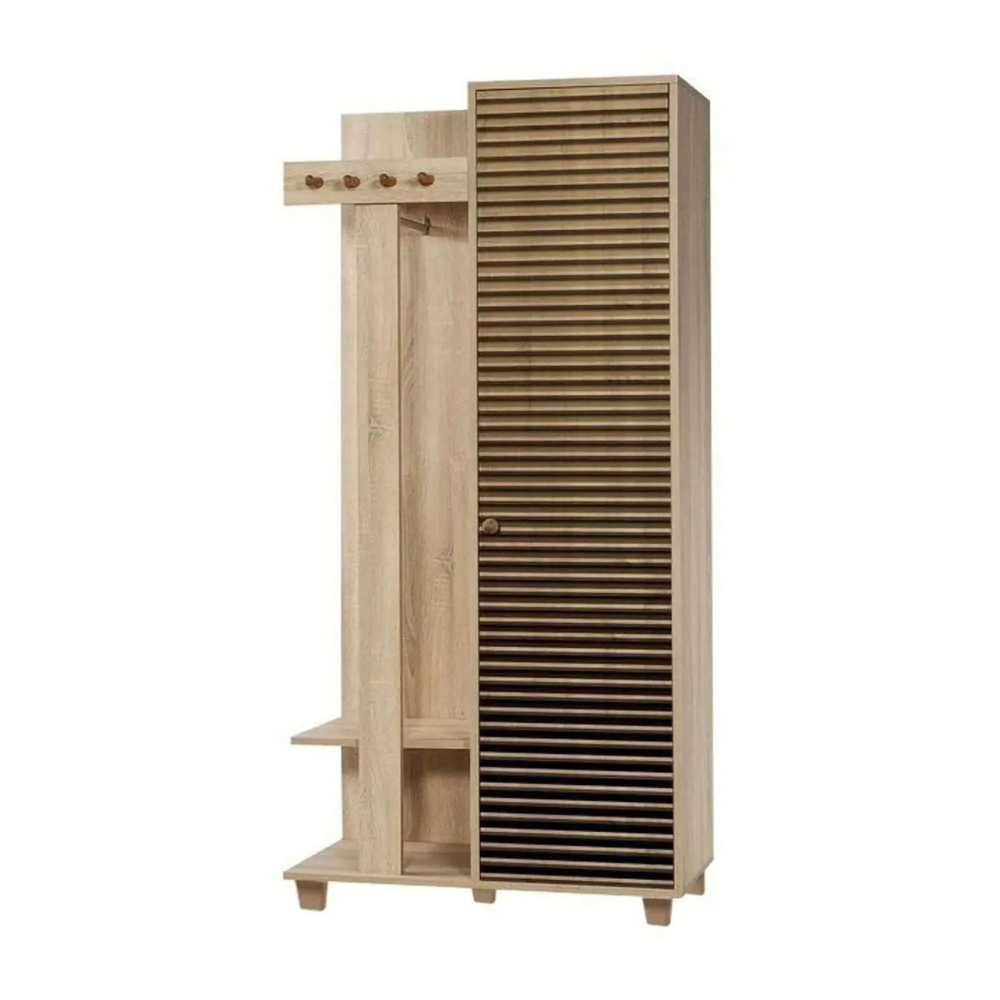 Mobile da ingresso Savina, 90x36h194 cm,<Dmora Fashion