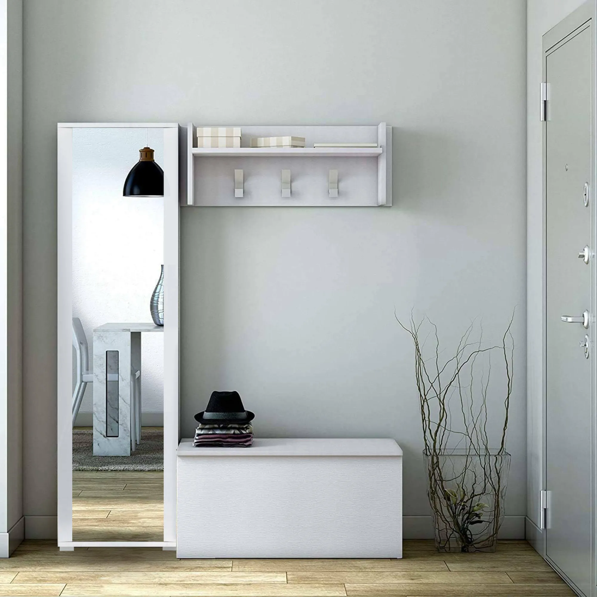 Mobile da ingresso Tanzanite, Cm 50x32h182,<Dmora Best Sale