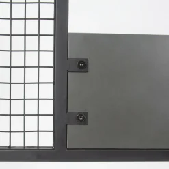 Mobile da ingresso Varsavia, 78x30 h182 cm, Antracite e Nero<Dmora Hot