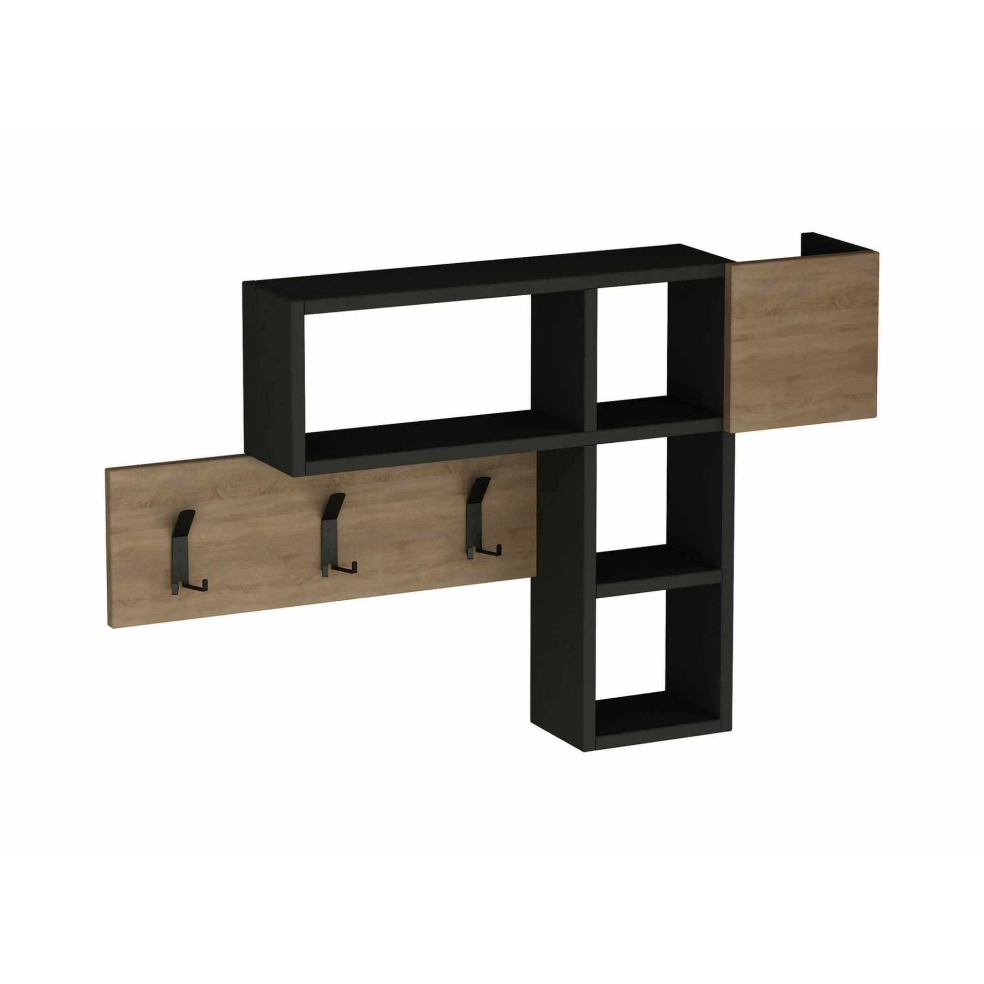Mobile da ingresso Yagi, 100x15 h61 cm, Quercia e Antracite<Dmora Fashion