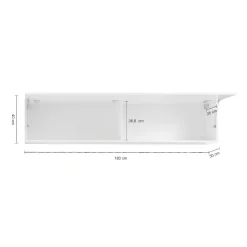 Mobile pensile Anette, cm 180x30h40,<Dmora Sale