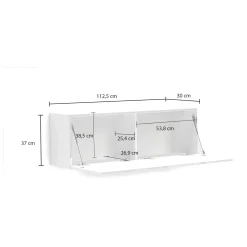 Mobile pensile Ostrense, 113x39h37 cm,<Dmora Store