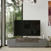 Mobile porta TV Abriola, 160x37 h39 cm,<Dmora Online