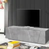 Mobile porta TV Acix, cm 162x44h46,<Dmora Online