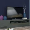 Mobile porta TV Acrilya, cm 150x40h37,<Dmora Best