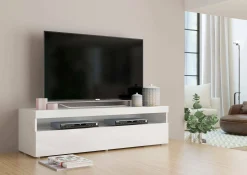 Mobile porta TV Adelicia, cm 130x45h36,<Dmora Store