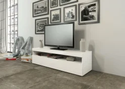 Mobile porta TV Adelicia, cm 130x45h36,<Dmora Store