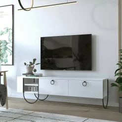 Mobile porta TV Adige, 150x36 h44 cm,<Dmora New
