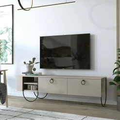 Mobile porta TV Adige, 150x36 h44 cm,<Dmora Best Sale