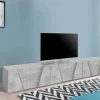 Mobile porta TV Aemilor, cm 244x44h46, scuro<Dmora Flash Sale