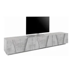 Mobile porta TV Aemilor, cm 244x44h46, scuro<Dmora Flash Sale