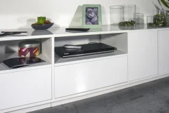 Mobile porta TV Albak, cm 260x41h46,<Dmora Online