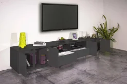 Mobile porta TV Albak, cm 260x41h46,<Dmora Online