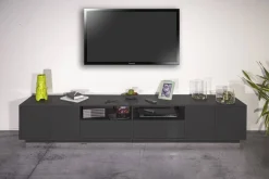 Mobile porta TV Albak, cm 260x41h46,<Dmora Online