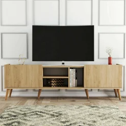 Mobile porta TV Alberona, 180x34 h52 cm,<Dmora Sale