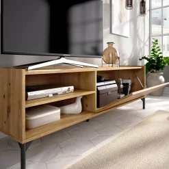 Mobile porta TV Allesia, 155x43h47 cm,<Dmora Best