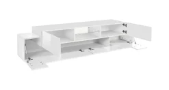 Mobile porta TV Amato, cm 220x40h51,<Dmora Online