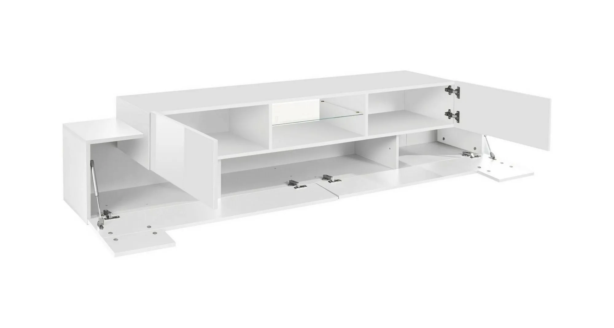 Mobile porta TV Amato, cm 220x40h51,<Dmora Online