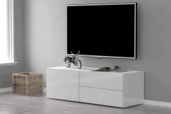 Mobile porta TV Amleto, cm 110x40h35,<Dmora Cheap