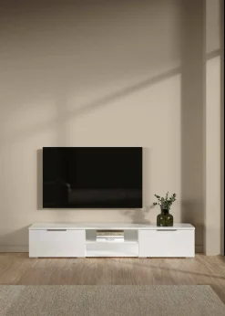 Mobile porta TV Ammiro, 40x173 h33 cm, Bianco<Dmora Flash Sale