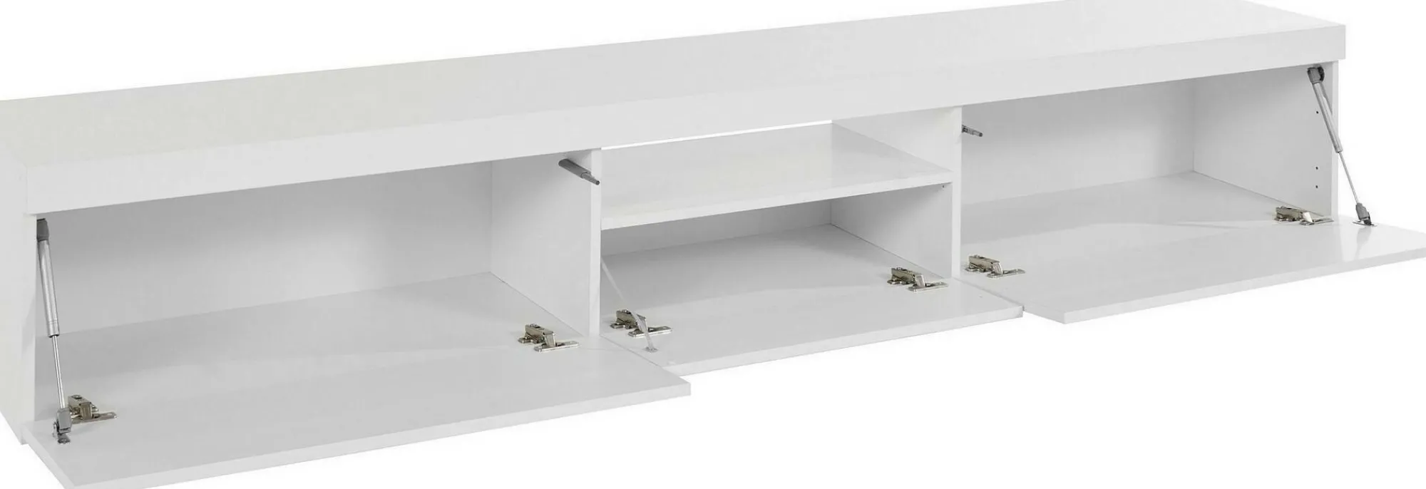 Mobile porta TV Annett, 220x40h35 cm, lucido<Dmora Fashion