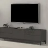 Mobile porta TV Ardesia, cm 170x40h47,<Dmora Online